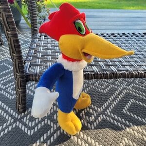 Vintage Woody Woodpecker Plush 14"